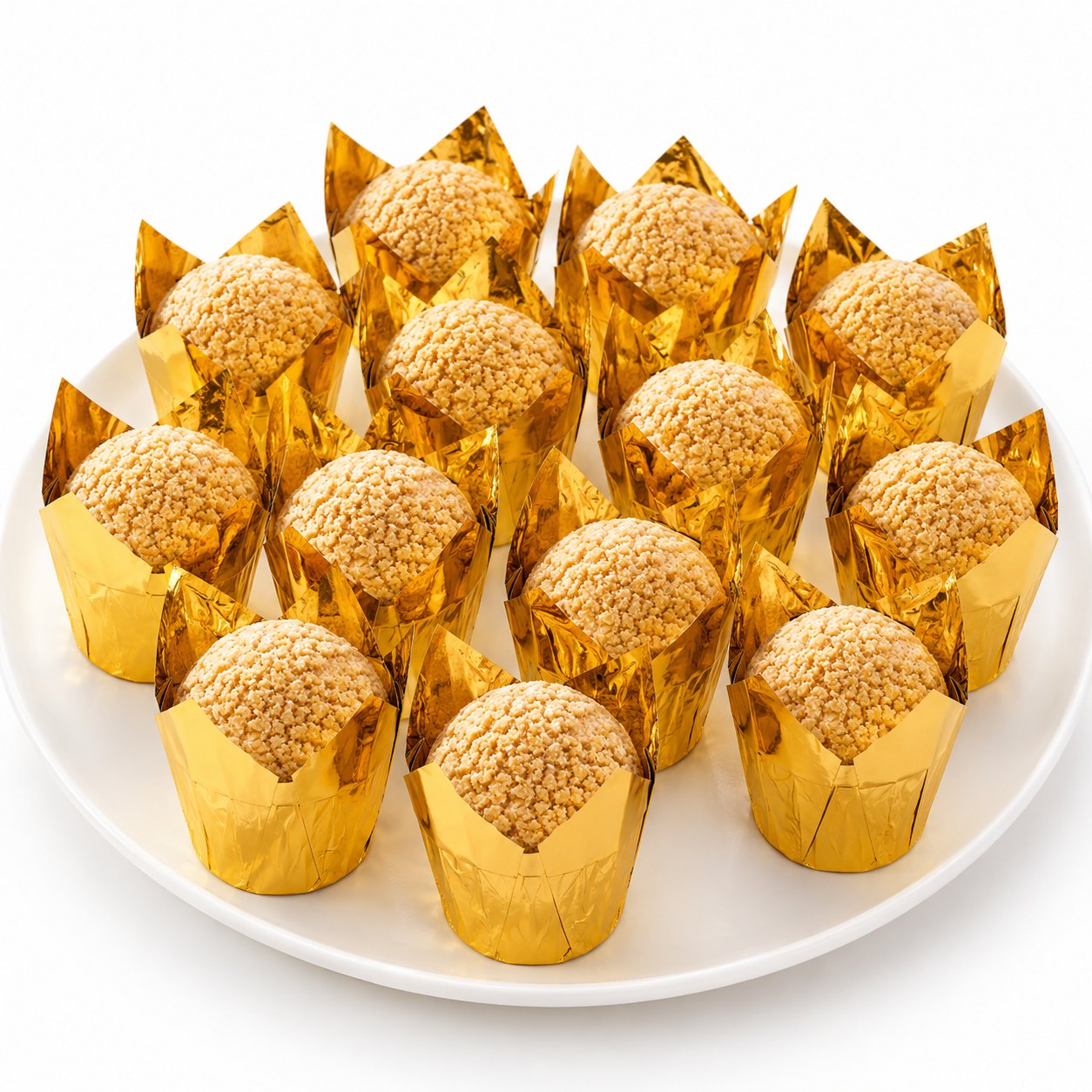 Partyhippo gold cupcake liners