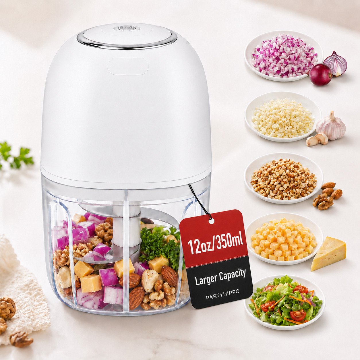 Partyhippo mini food chopper