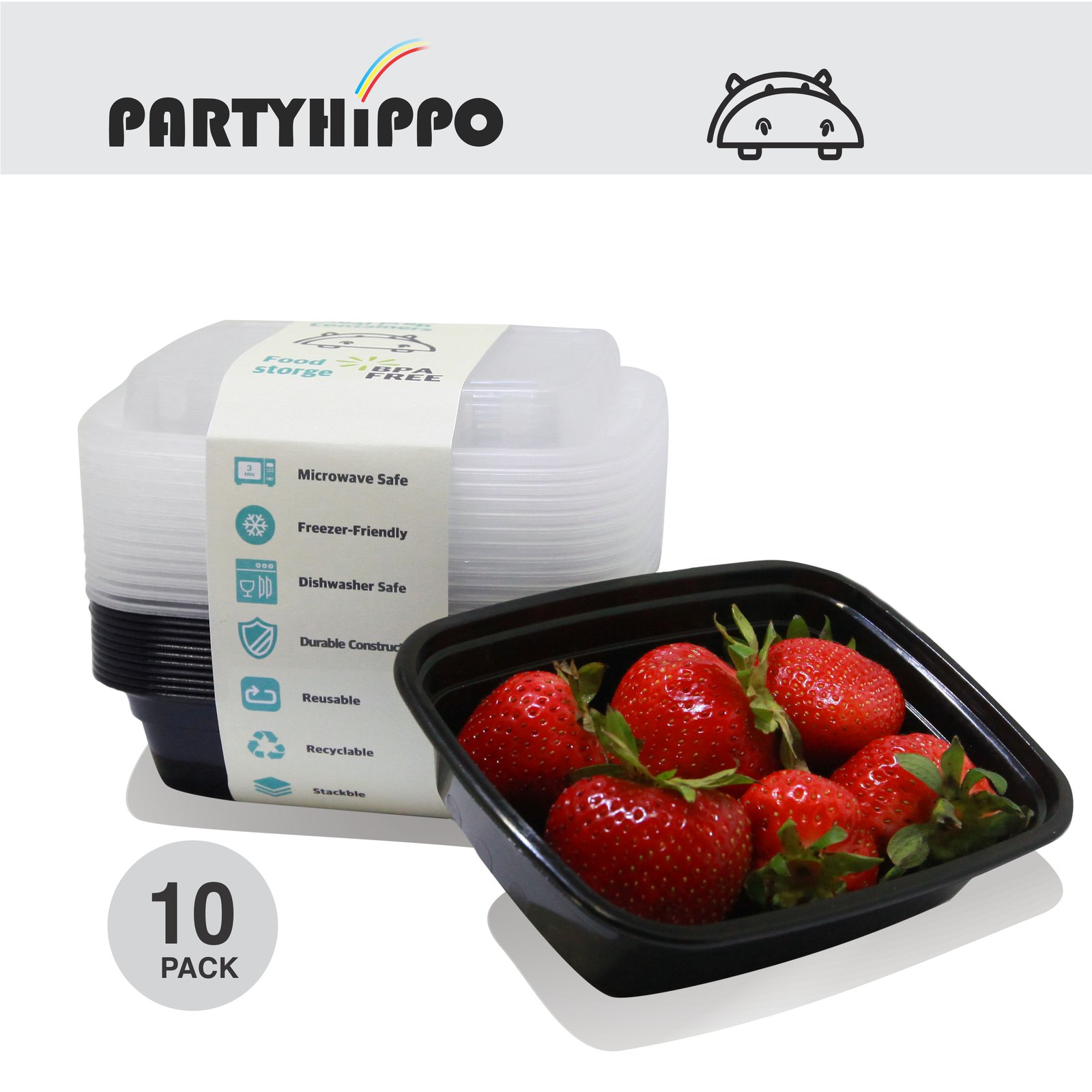 Partyhippo disposable food containers